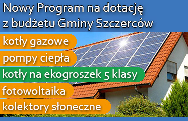 Nowy program na dotacje z budżetu gminy szczerców